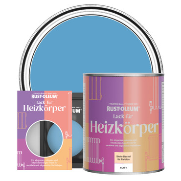Heizkörperlack, Matt - Azurblau